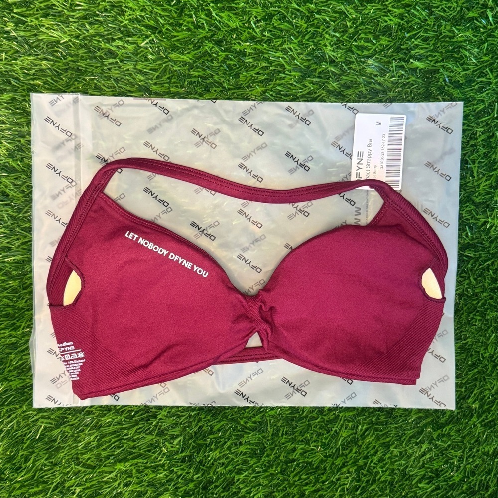 Dfyne impact strappy bra winter berry medium - Picture 3 of 4